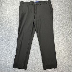 Jack Victor Jersey Hi-Line Filip Pants Mens 36 Black Stretch Dress Made Canada